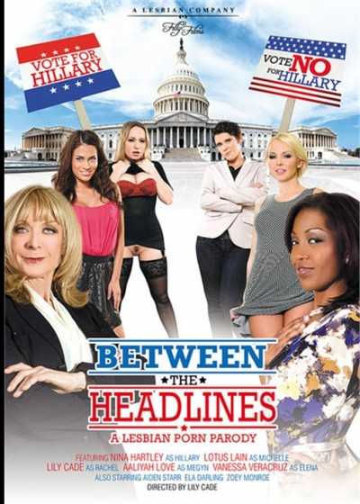 Between The Headlines: A Lesbian Porn Parody